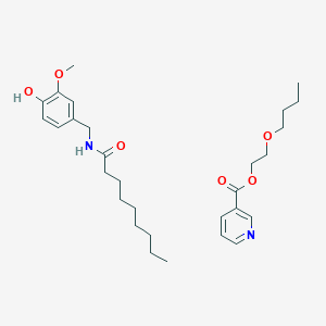 molecular formula C29H44N2O6 B1205954 Finalgon ointment CAS No. 8060-04-6