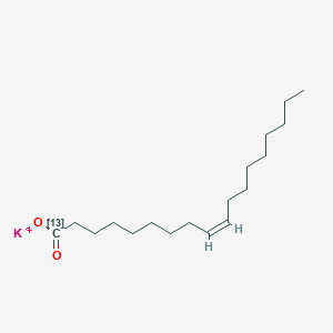 molecular formula C18H33KO2 B12059555 Oleic acid-13C potassium 