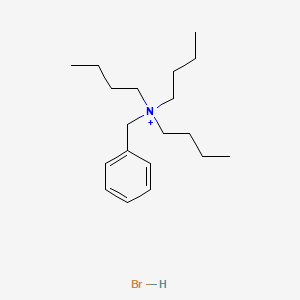 molecular formula C19H35BrN+ B12059628 benzyl(tributyl)azanium;hydrobromide 