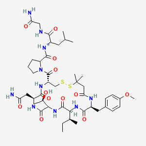 molecular formula C45H70N10O12S2 B1205965 Oxapmtt CAS No. 70056-25-6
