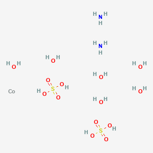 molecular formula CoH22N2O14S2 B12059655 Bis(sulfuric acid) diamine cobalt hexahydrate 
