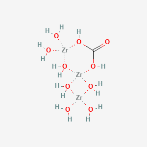 molecular formula CH16O10Zr3 B12059663 Zirconium(IV)carbonate 