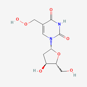 molecular formula C10H14N2O7 B1205968 5-Hydroperoxymethyl-2'-deoxyuridine CAS No. 38716-10-8