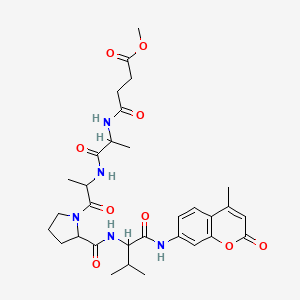 molecular formula C31H41N5O9 B12059732 N-Methoxysuccinyl-Ala-Ala-Pro-Val-7-amido-4-methylcoumarin 
