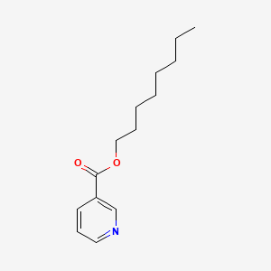 molecular formula C14H21NO2 B1205974 Octyl nicotinate CAS No. 70136-02-6