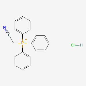 molecular formula C20H18ClNP+ B12059752 cyanomethyl(triphenyl)phosphanium;hydrochloride 