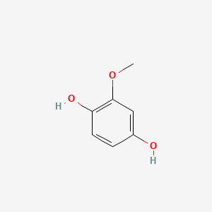 molecular formula C7H8O3 B1205977 Methoxyhydroquinone CAS No. 824-46-4