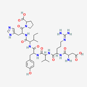 molecular formula C41H62N12O11 B12059853 H-DL-Asp-DL-Arg-DL-Val-DL-Tyr-DL-xiIle-DL-His-DL-Pro-OH 