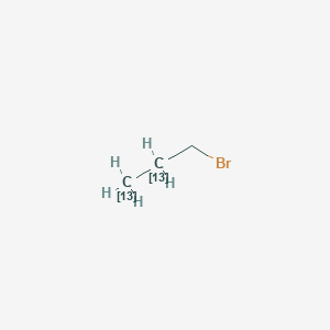 molecular formula C3H7Br B12059904 1-bromo(2,3-13C2)propane CAS No. 1173023-37-4