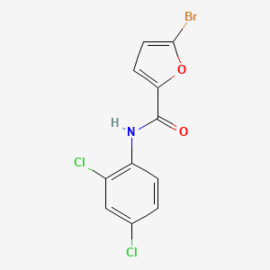 molecular formula C11H6BrCl2NO2 B1205991 5-bromo-N-(2,4-dichlorophenyl)-2-furancarboxamide 