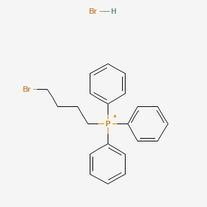 molecular formula C22H24Br2P+ B12059919 4-bromobutyl(triphenyl)phosphanium;hydrobromide 