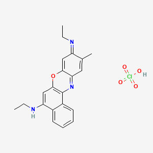 molecular formula C21H22ClN3O5 B12059921 Oxazine 170 perchlorate 
