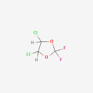 molecular formula C3H2Cl2F2O2 B1206000 4,5-Dichloro-2,2-difluoro-1,3-dioxolane CAS No. 60010-42-6