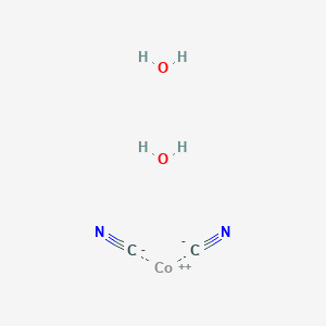 molecular formula C2H4CoN2O2 B12060001 Cobalt(II) cyanide dihydrate 