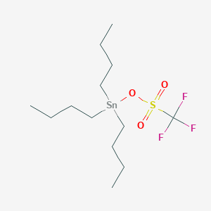 molecular formula C13H27F3O3SSn B12060022 Tributyltin triflate 