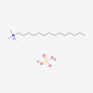 molecular formula C17H40NO4S+ B12060028 Sulfuric acid; tetradonium 