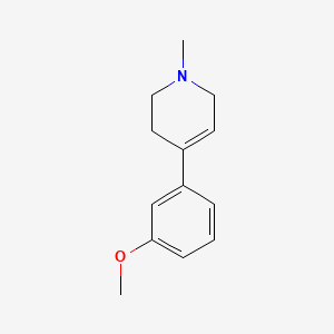 1-Methyl-4-(3-methoxyphenyl)-1,2,3,6-tetrahydropyridine