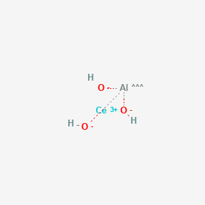 molecular formula AlCeH3O3 B12060165 Cerium aluminate 