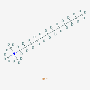 molecular formula C15H34BrN B12060191 n-Dodecyltrimethylammonium-d34 Bromide 