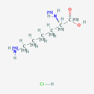 molecular formula C6H15ClN2O2 B12060220 L-Lysine-13C6,15N2 hydrochloride 