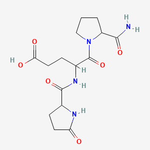 molecular formula C15H22N4O6 B12060260 Pyr-glu-pro-NH2 