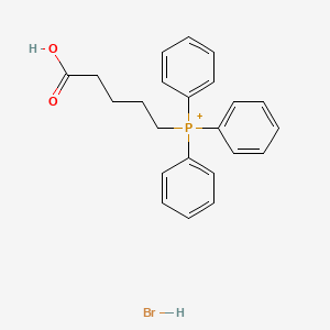 molecular formula C23H25BrO2P+ B12060278 4-carboxybutyl(triphenyl)phosphanium;hydrobromide 