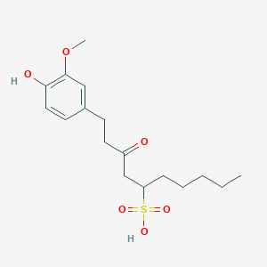 molecular formula C17H26O6S B120603 6-Gingesulfonic acid CAS No. 145937-21-9