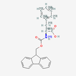 molecular formula C24H21NO4 B12060302 Fmoc-Phe-OH-13C9,15N 