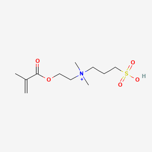 molecular formula C11H22NO5S+ B12060309 Dimethyl({2-[(2-methylprop-2-enoyl)oxy]ethyl})(3-sulfopropyl)azanium 