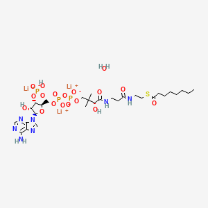 molecular formula C29H49Li3N7O18P3S B12060321 Octanoyl coenzyme A lithium salt 