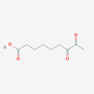 molecular formula C9H14O4 B1206033 7,8-二氧代壬酸 
