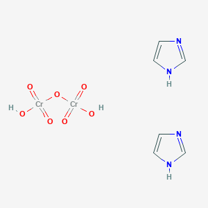 molecular formula C6H10Cr2N4O7 B12060387 hydroxy-(hydroxy(dioxo)chromio)oxy-dioxochromium;1H-imidazole 