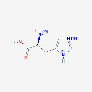 molecular formula C6H9N3O2 B12060411 L-Histidine-15N3 