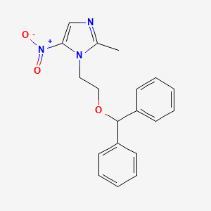 Diarylmethoxyethylmethylnitroimidazole (DAMNI) 1
