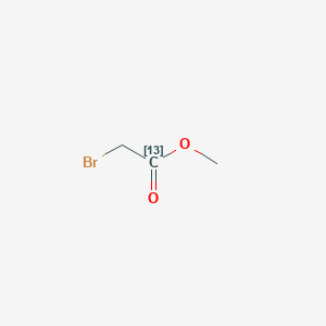 molecular formula C3H5BrO2 B12060447 Acetic-1-13C-2-bromoacid Methyl Ester 