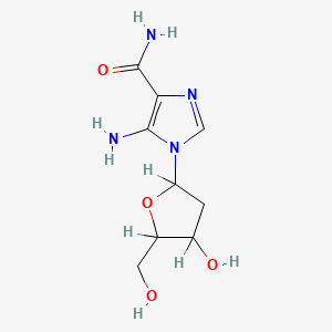 5-Amino-1-(2-deoxypentofuranosyl)-1H-imidazole-4-carboximidic acid