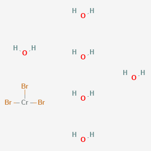 molecular formula Br3CrH12O6 B12060489 Chromium(III) bromide hexahydrate 