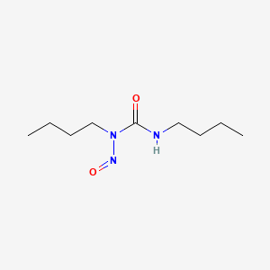 molecular formula C9H19N3O2 B1206051 1,3-Dibutyl-1-nitrosourea CAS No. 56654-52-5