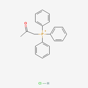 molecular formula C21H21ClOP+ B12060513 2-oxopropyl(triphenyl)phosphanium;hydrochloride 