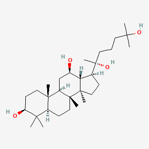 molecular formula C30H54O4 B1206053 25-Hydroxyprotopanaxadiol CAS No. 83349-37-5