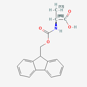 molecular formula C18H17NO4 B12060547 Fmoc-Ala-OH-13C3 