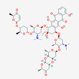molecular formula C60H80N2O21 B1206057 Ditrisarubicin C CAS No. 87385-18-0
