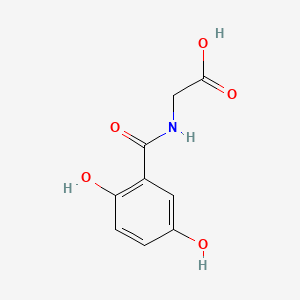 molecular formula C9H9NO5 B1206059 Gentisuric acid CAS No. 25351-24-0
