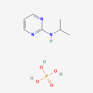 molecular formula C7H14N3O4P B1206061 Isaxonine phosphate CAS No. 65606-21-5