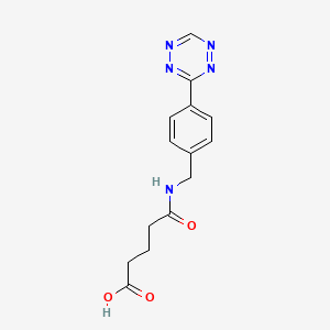 molecular formula C14H15N5O3 B12060612 Bz-Tz-acid CAS No. 1225146-53-1