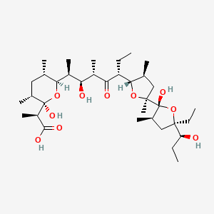 molecular formula C35H62O10 B1206063 Ferensimycin B CAS No. 83852-60-2