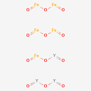 molecular formula Fe5O12Y3 B12060655 Barium Copper Oxide (BaCuO2) Sputtering Targets 