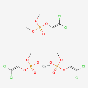 molecular formula C10H15CaCl6O12P3 B1206068 Calvinphos CAS No. 6465-92-5