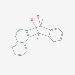 molecular formula C20H16O2 B1206072 7,12-Epidioxybenz(a)anthracene, 7,12-dihydro-7,12-dimethyl- CAS No. 2518-01-6