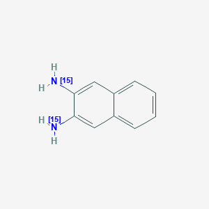 molecular formula C10H10N2 B12060761 naphthalene-2,3-di(15N2)amine 
